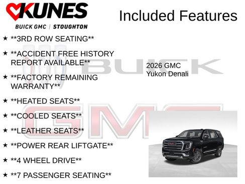 New 2026 GMC Yukon Denali AWD/4WD image 3