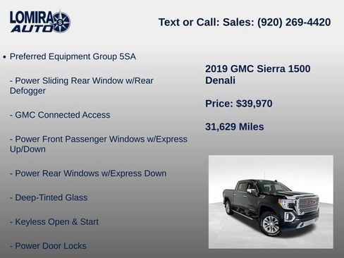 Used 2019 GMC Sierra 1500 Denali AWD/4WD image 8
