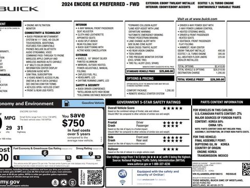 Used 2024 Buick Encore GX Preferred w/ Comfort Package FWD image 2