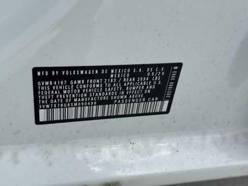 New 2025 Volkswagen Jetta SE image 35