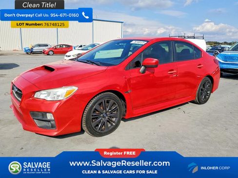 Used 2015 Subaru WRX Sedan 4 Door image 1