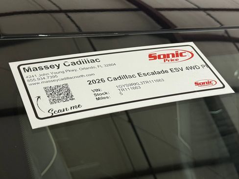 New 2026 Cadillac Escalade ESV Platinum Sport image 65