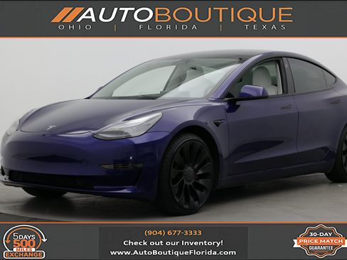 Used 2023 Tesla Model 3 Performance AWD/4WD image 1