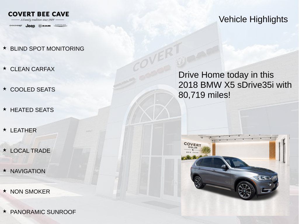 Used 2018 BMW X5 sDrive35i RWD image 6