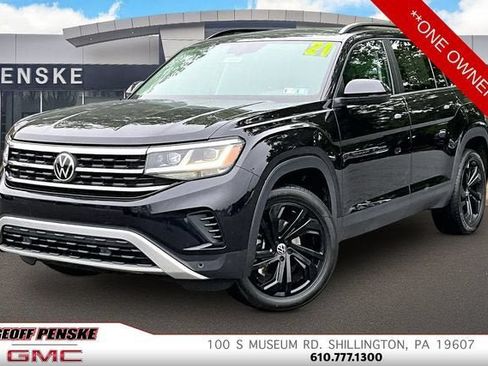 Used 2021 Volkswagen Atlas SE w/ Panoramic Sunroof Package AWD/4WD image 1
