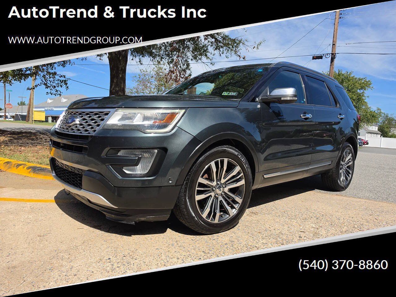 Used 2016 Ford Explorer Platinum AWD/4WD image 1