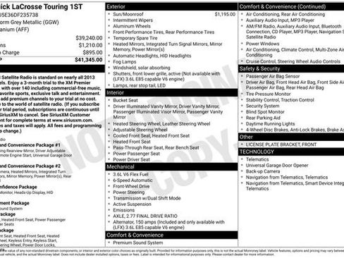 Used 2013 Buick LaCrosse Touring image 10