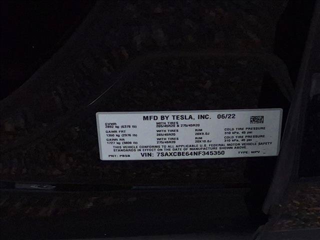 Used 2022 Tesla Model X Plaid AWD/4WD image 17