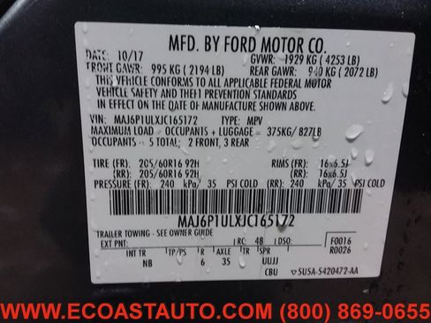 Used 2018 Ford EcoSport SE w/ SE Convenience Package image 16