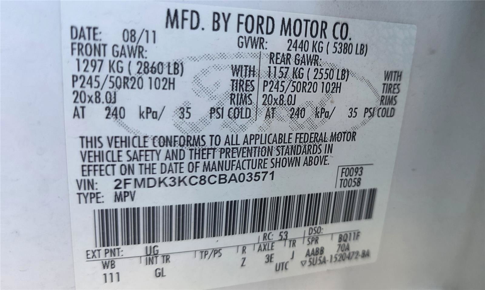 Used 2012 Ford Edge Limited FWD image 24