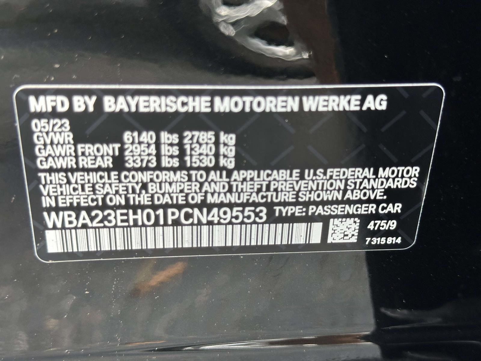 Used 2023 BMW 740i w/ Parking Assistance Package RWD image 33