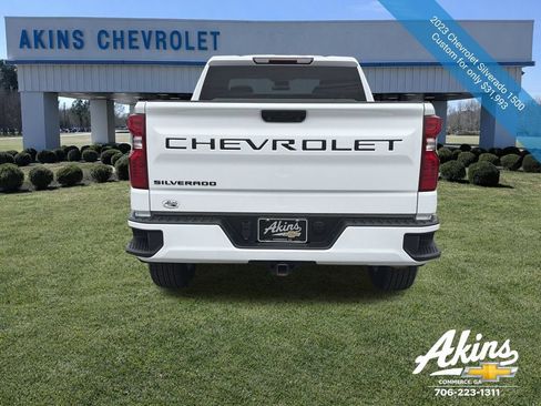 Certified 2023 Chevrolet Silverado 1500 Custom w/ LPO, Dark Essentials Package AWD/4WD image 7