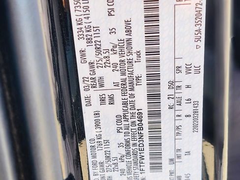 Used 2022 Ford F150 Limited image 33