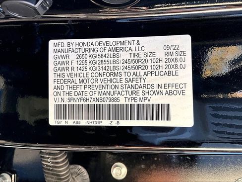 Used 2022 Honda Pilot Black Edition image 16