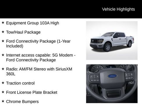 New 2026 Ford F150 XL w/ Equipment Group 103A High AWD/4WD image 7