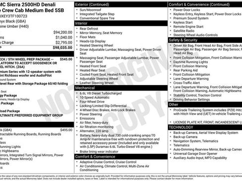 Used 2026 GMC Sierra 2500 Denali Ultimate AWD/4WD image 44