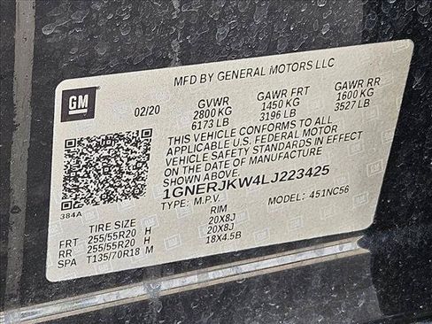 Used 2020 Chevrolet Traverse RS FWD image 15