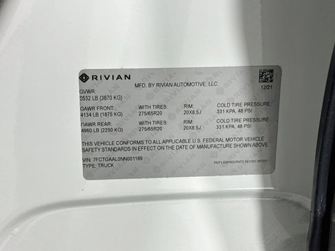 Used 2022 Rivian R1T Launch Edition AWD/4WD image 45
