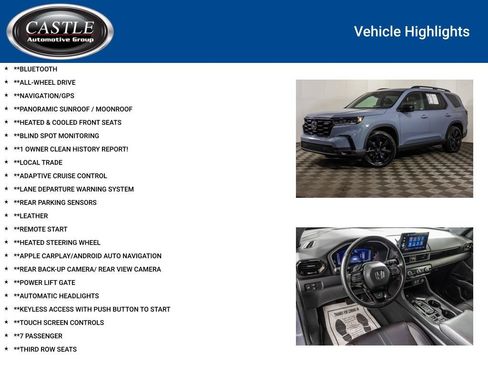 Used 2025 Honda Pilot Black Edition image 3