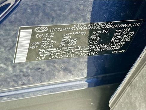 Used 2023 Hyundai Santa Fe Limited FWD image 64