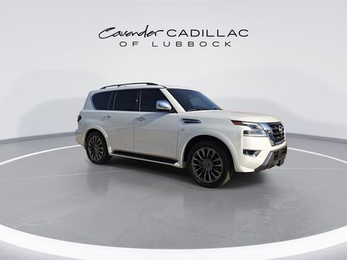 Used 2022 Nissan Armada Platinum w/ Captain's Chairs Package AWD/4WD image 2