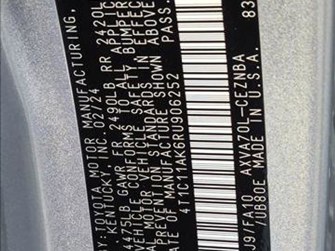 Used 2024 Toyota Camry LE FWD image 16