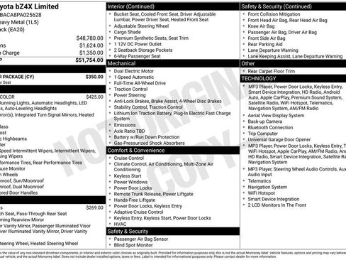 Used 2023 Toyota bZ4X AWD w/ Weather Package image 2