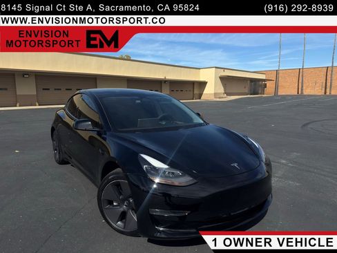 Used 2021 Tesla Model 3 Long Range AWD/4WD image 1