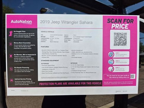 Used 2019 Jeep Wrangler Unlimited Sahara AWD/4WD image 25