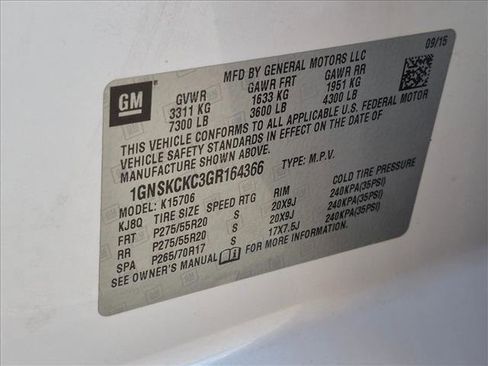 Used 2016 Chevrolet Tahoe LTZ w/ Max Trailering Package AWD/4WD image 24