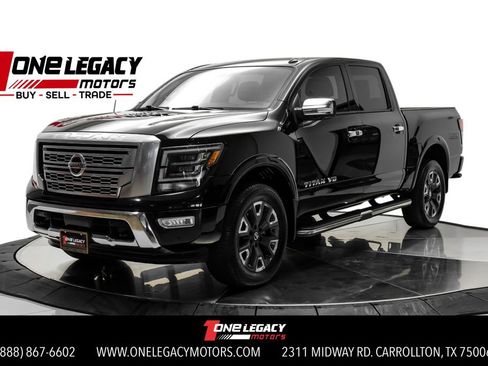 Used 2020 Nissan Titan Platinum Reserve w/ Moonroof Package AWD/4WD image 1
