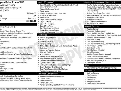 Used 2021 Toyota Prius Prime XLE FWD image 37