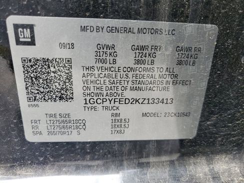 Used 2019 Chevrolet Silverado 1500 LT Trail Boss AWD/4WD image 9