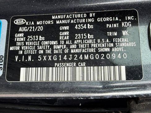 Used 2021 Kia K5 LXS image 23