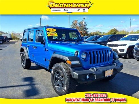 Certified 2022 Jeep Wrangler Unlimited Sport image 1
