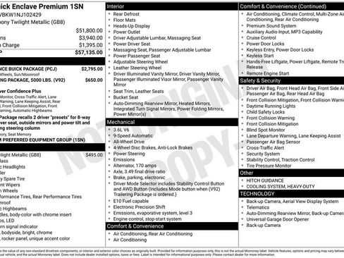 Used 2022 Buick Enclave Premium w/ Experience Buick Package image 5