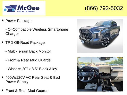 Used 2024 Toyota Tundra Limited w/ TRD Off-Road Package AWD/4WD image 16