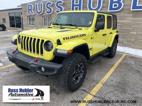 Used 2023 Jeep Wrangler Unlimited Rubicon w/ LED Lighting Group image 1