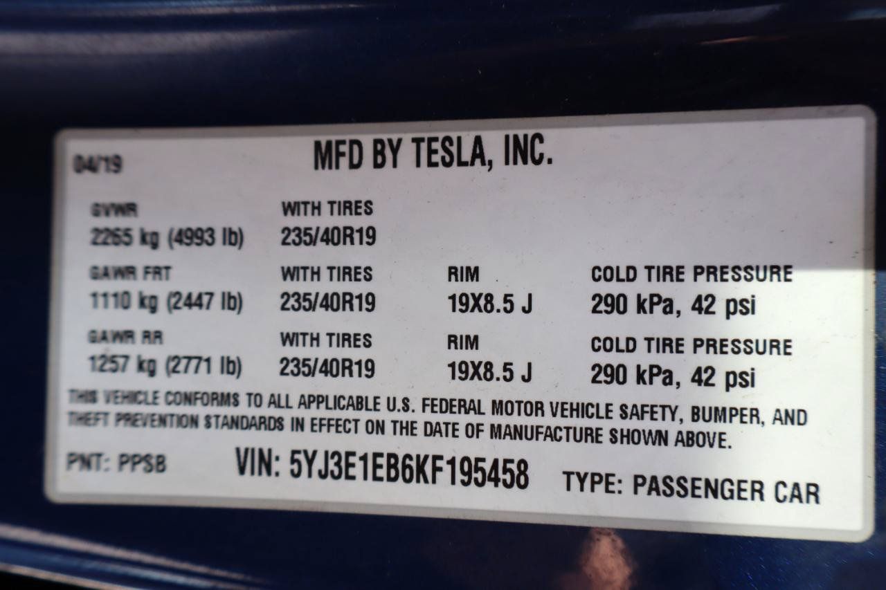 Used 2019 Tesla Model 3 Performance AWD/4WD image 34