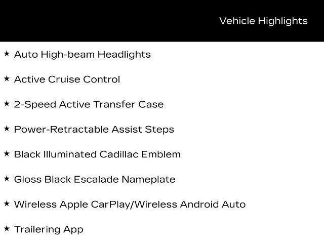 Certified 2025 Cadillac Escalade ESV Sport w/ LPO, ONYX Package AWD/4WD image 8