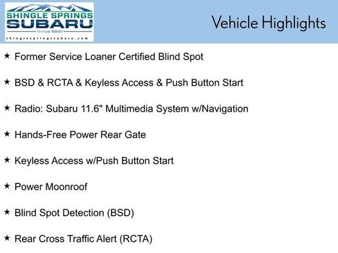 Certified 2025 Subaru Outback Premium image 65
