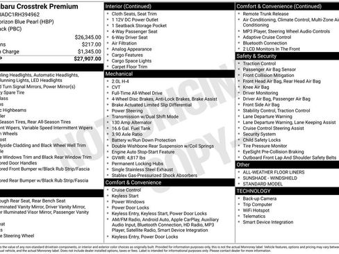 Used 2024 Subaru Crosstrek 2.0i Premium image 6
