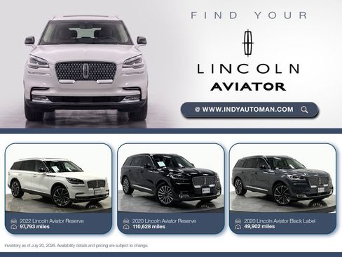 Used 2022 Lincoln Aviator Reserve w/ Equipment Group 201A AWD/4WD image 18