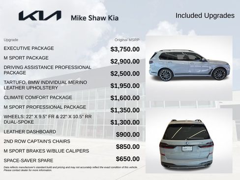 Used 2026 BMW X7 xDrive40i w/ Executive Package AWD/4WD image 6