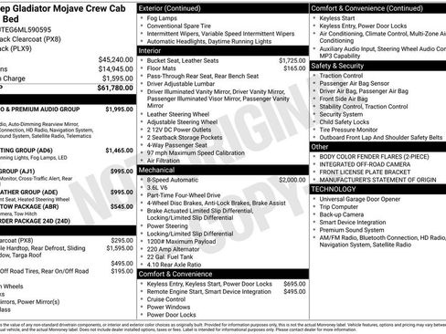 Used 2021 Jeep Gladiator Mojave image 12