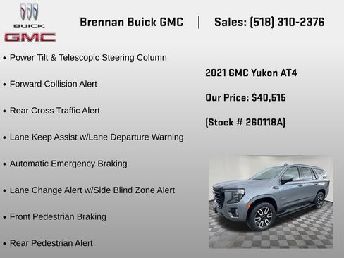 Certified 2021 GMC Yukon AT4 w/ AT4 Premium Plus Package AWD/4WD image 28