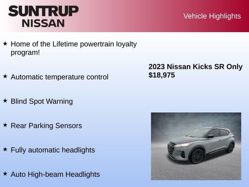 Used 2023 Nissan Kicks SR image 8