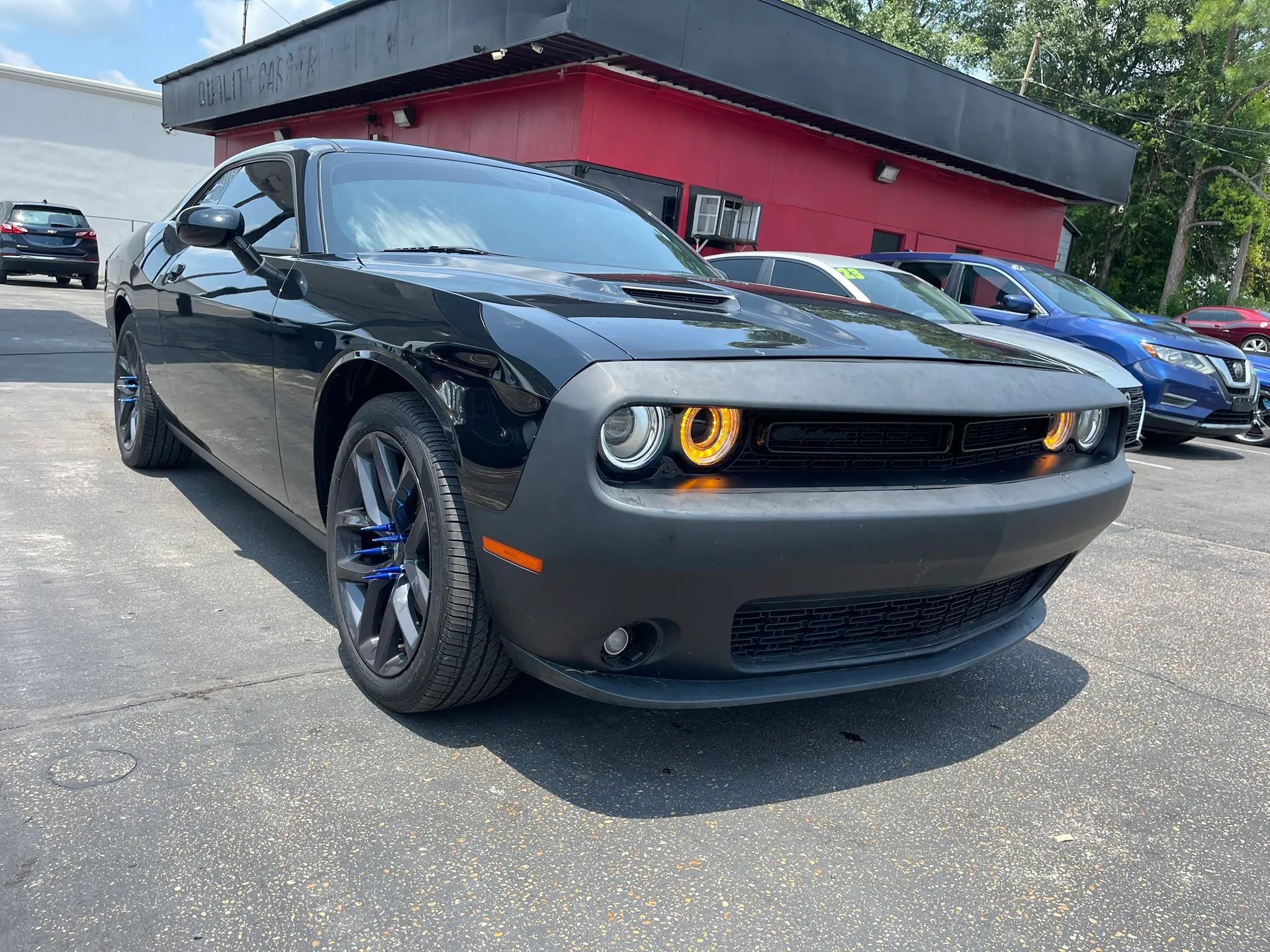 Used 2021 Dodge Challenger SXT w/ Blacktop Package RWD image 2