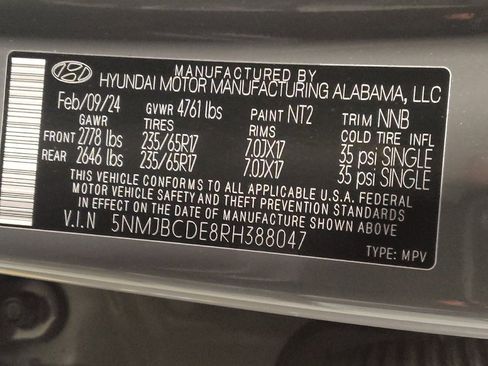 Used 2024 Hyundai Tucson SEL image 33