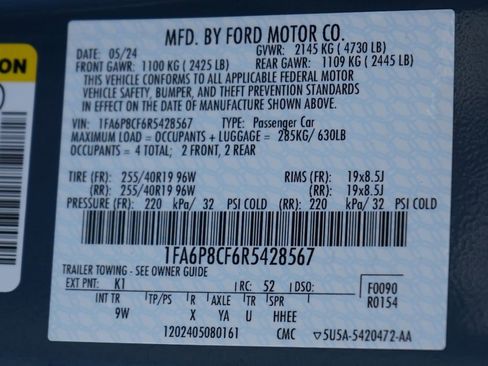 Used 2024 Ford Mustang GT Premium image 48